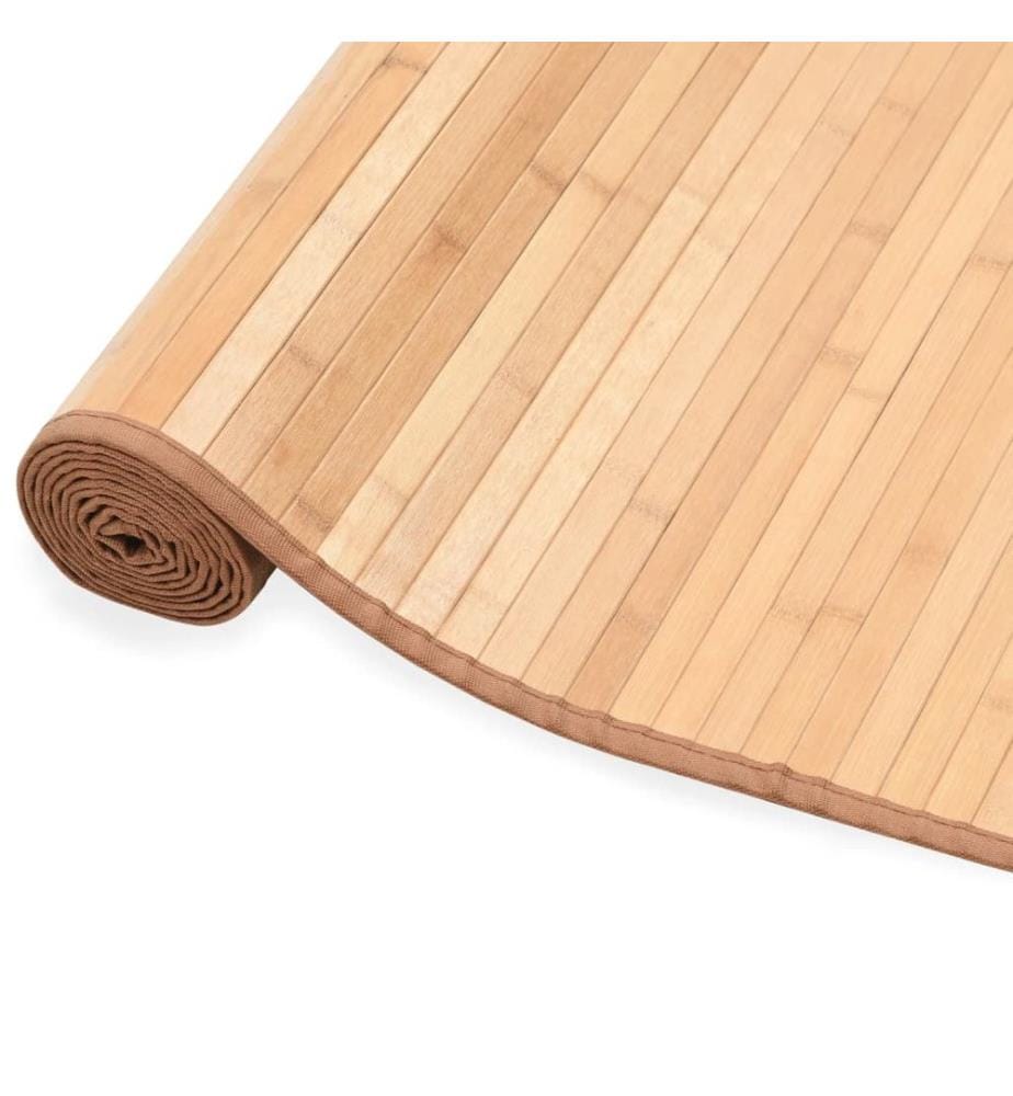 Teppich Bambus 100x160 cm Braun