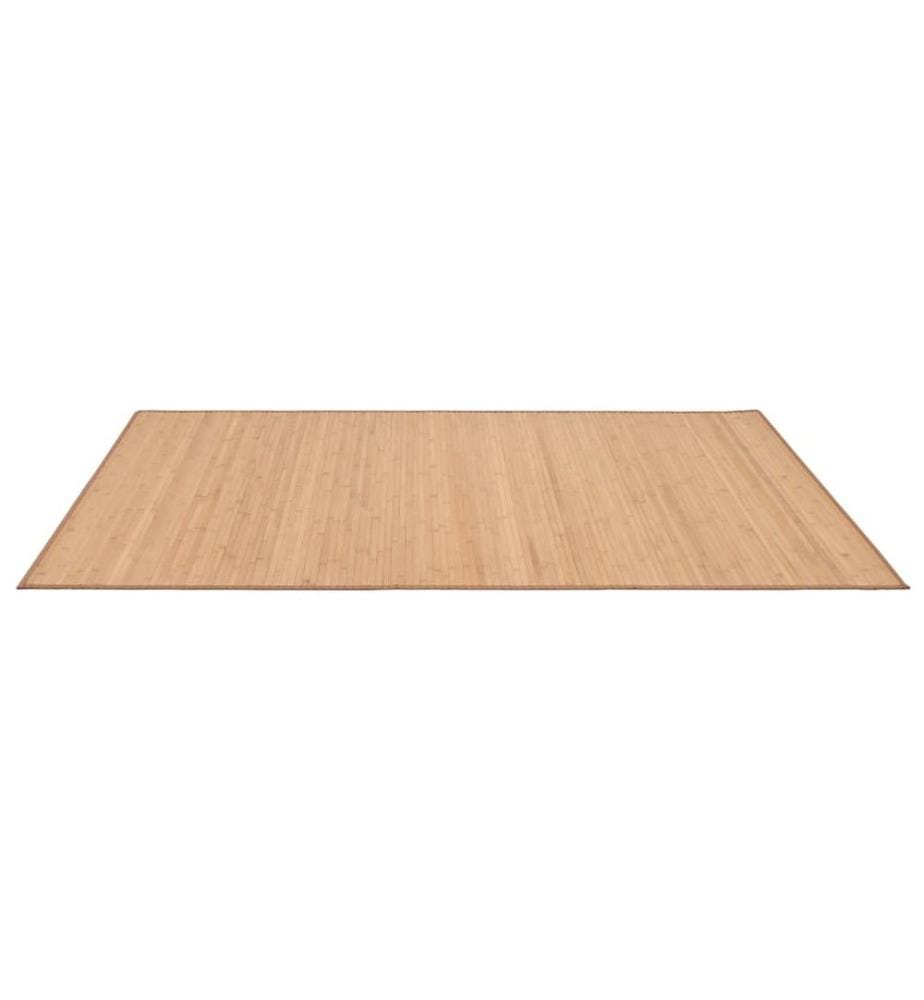 Teppich Bambus 100x160 cm Braun