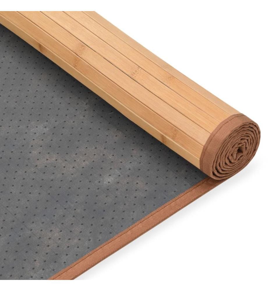Teppich Bambus 100x160 cm Braun