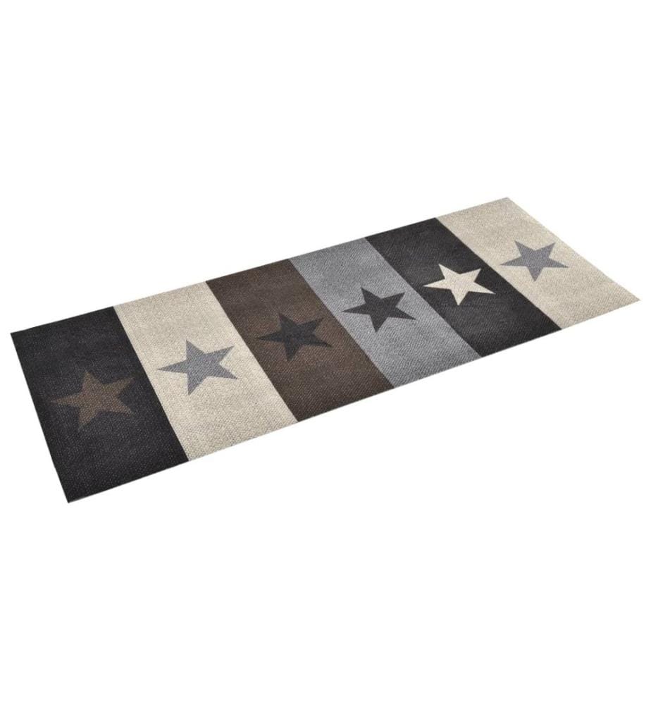 Tapis de sol de cuisine lavable Étoile 60x180 cm
