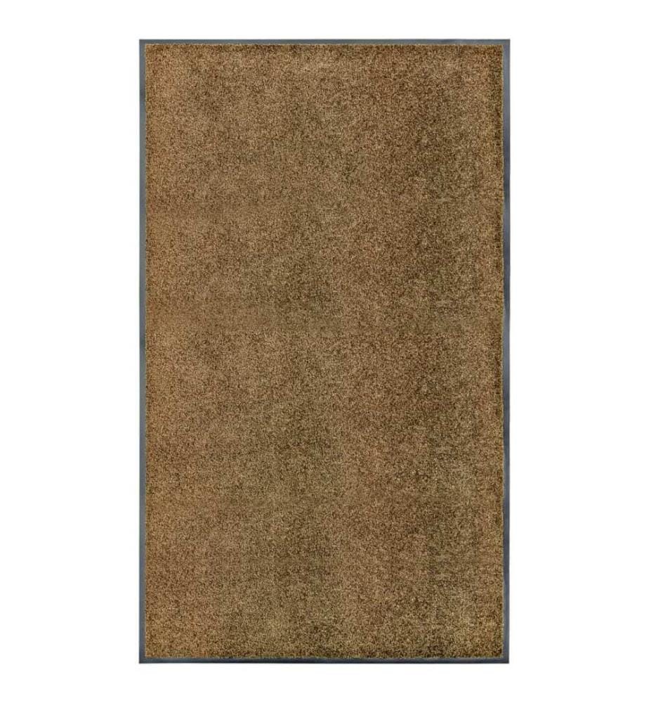 Fussmatte Waschbar Braun 90x150 cm