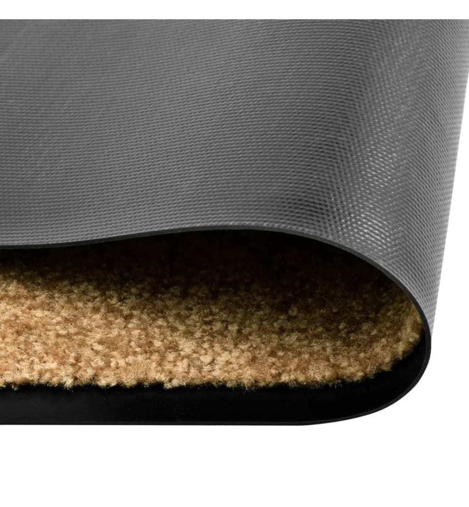 Fussmatte Waschbar Creme 90x150 cm