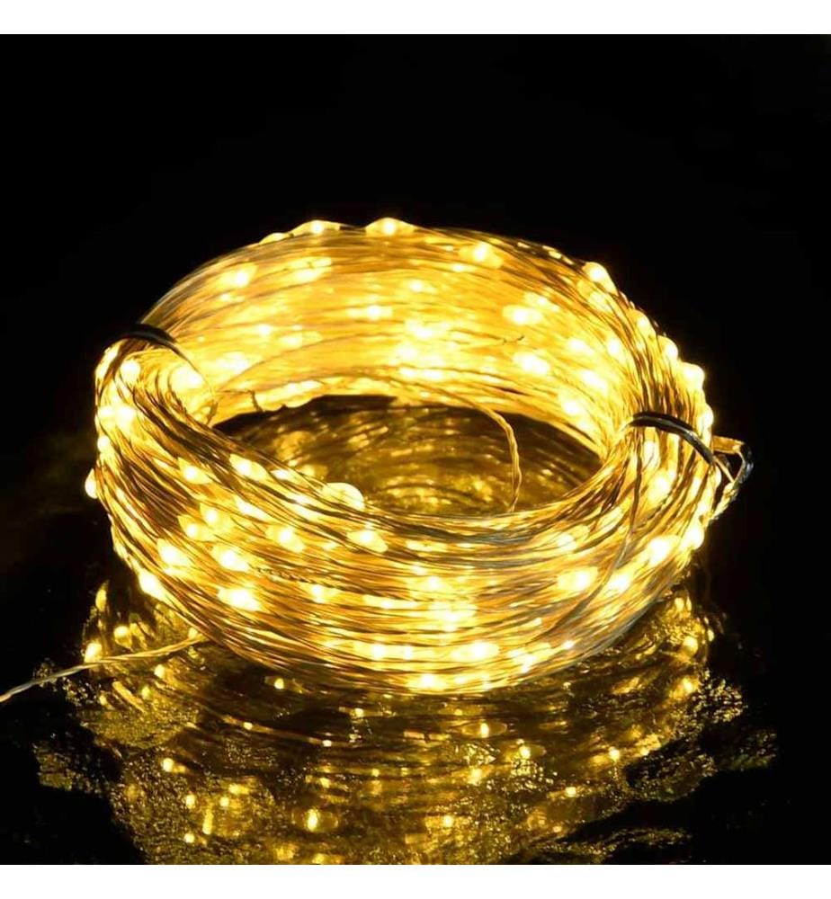 Guirlande LED avec 150 LED Blanc chaud 15 m