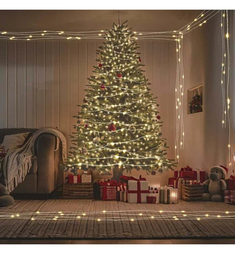 Guirlande LED avec 300 LED Blanc chaud 30 m