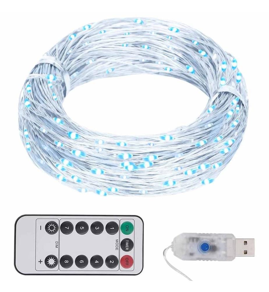 LED-Lichterkette mit 300 LEDs Kaltweiss 30 m