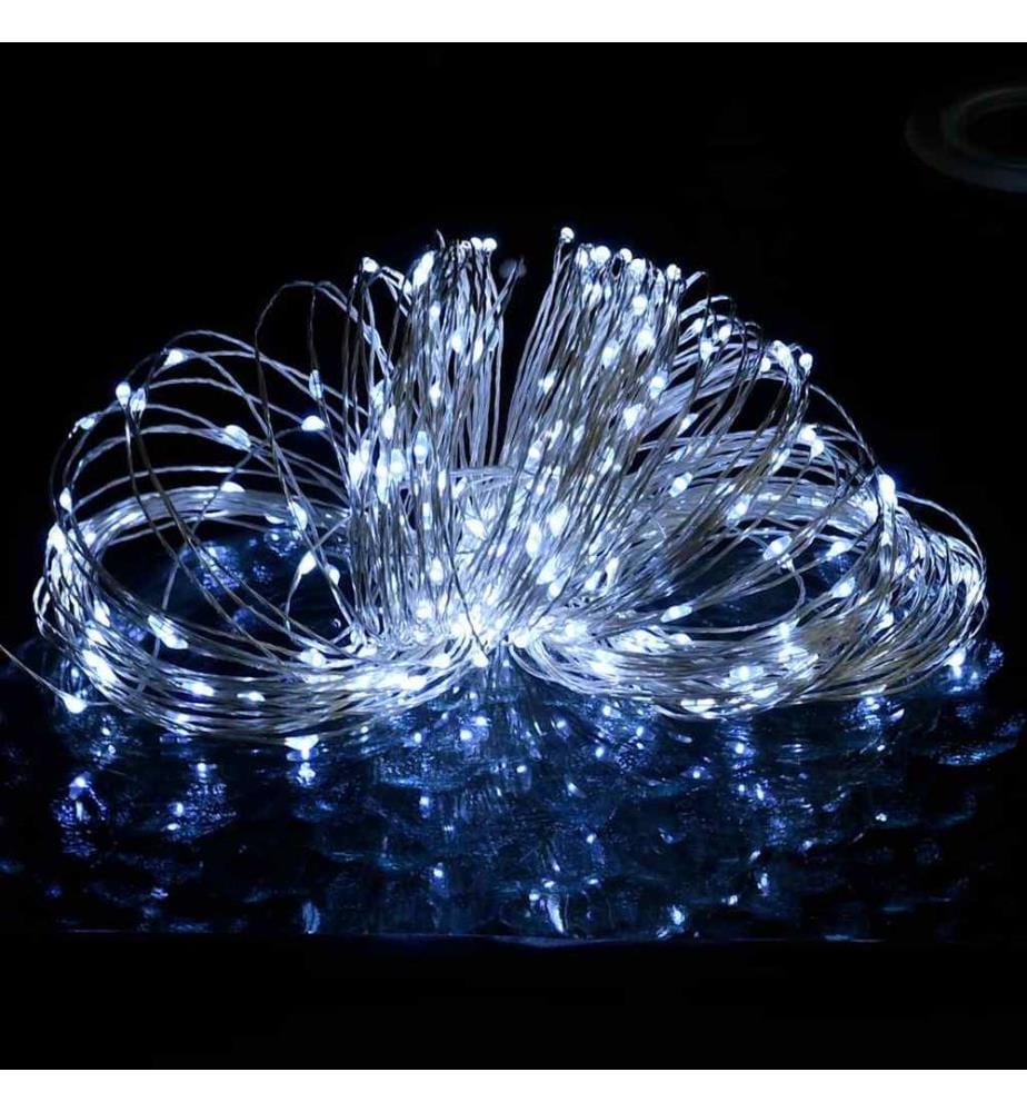LED-Lichterkette mit 300 LEDs Kaltweiss 30 m