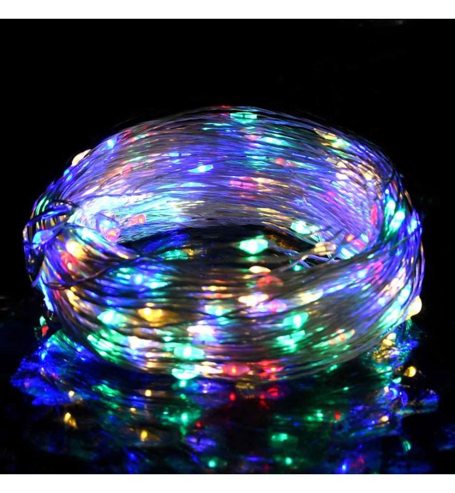 LED-Lichterkette mit 300 LEDs Mehrfarbig 30 m