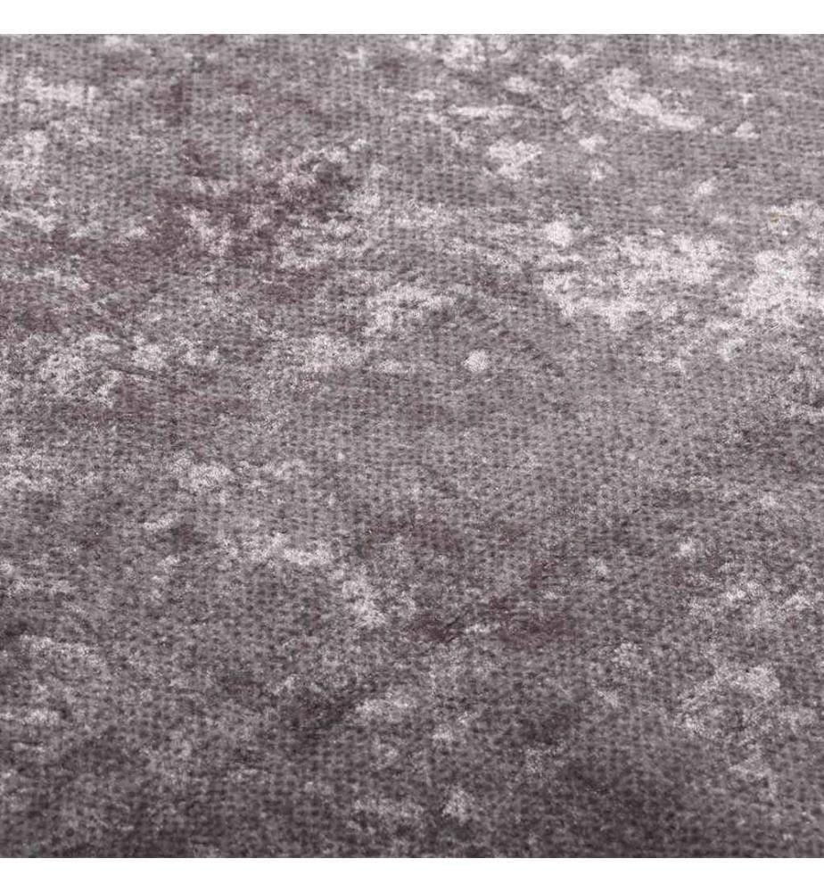 Tapis lavable antidérapant 190x300 cm gris