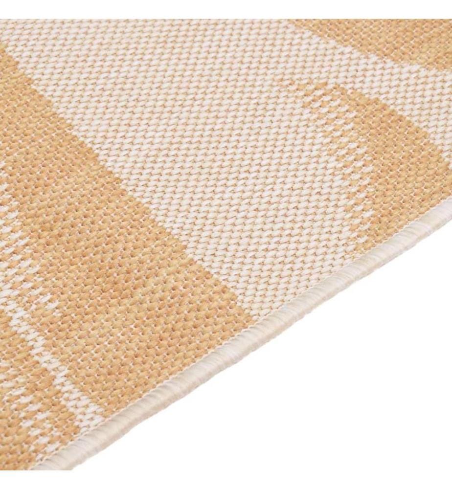 Outdoor-Teppich Flachgewebe 160x230 cm Blattmuster