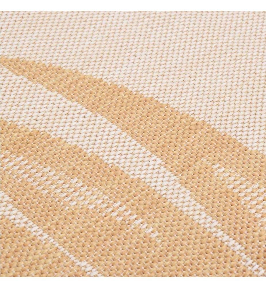 Outdoor-Teppich Flachgewebe 160x230 cm Blattmuster