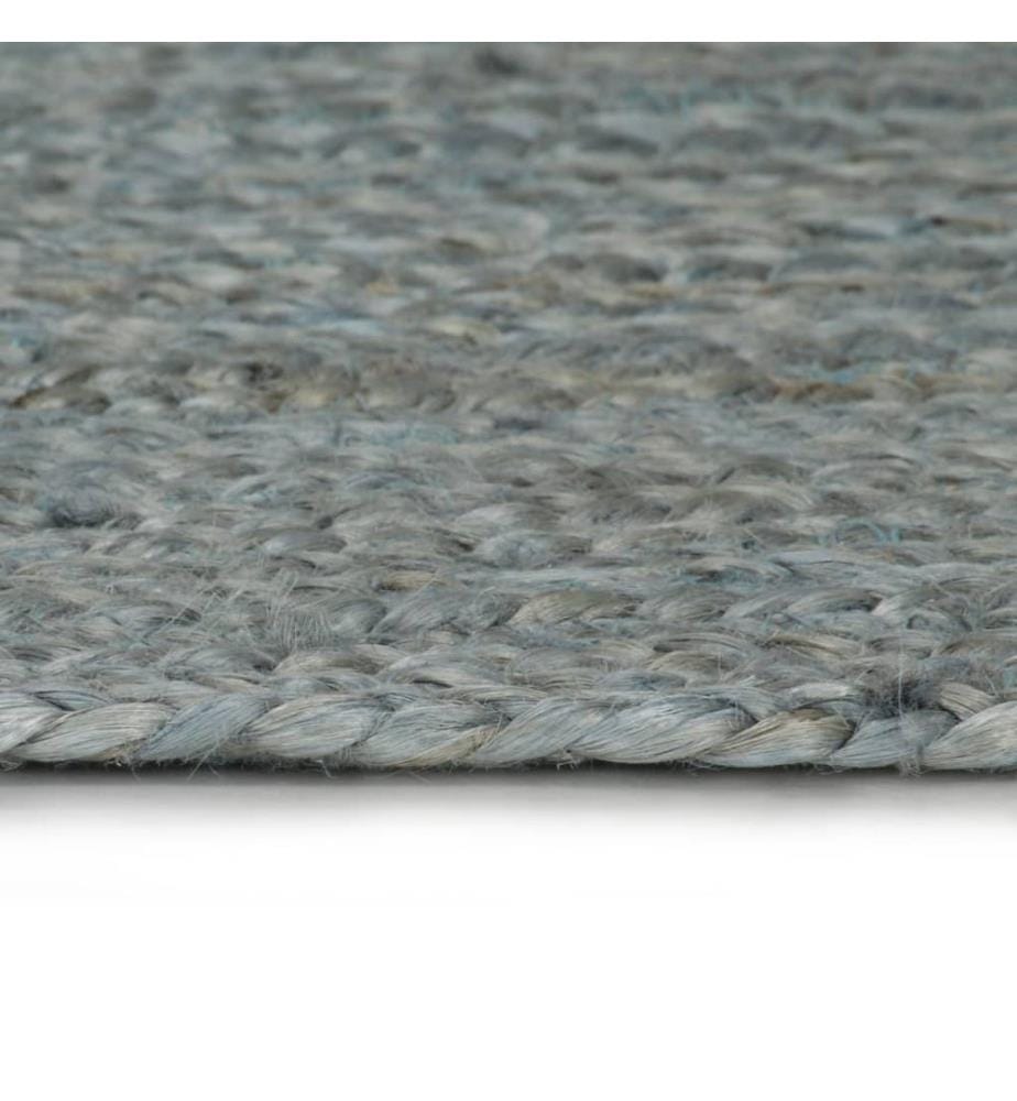 Teppich Handgefertigt Jute Rund 180 cm Olivgrün