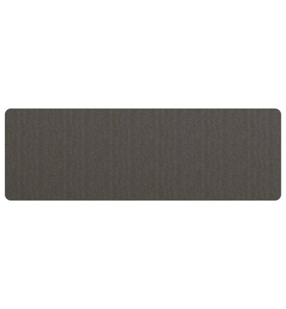 Tapis de couloir anthracite 60x180 cm