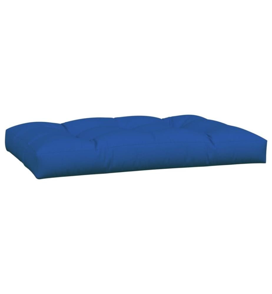 Coussins de palette lot de 2 bleu royal tissu