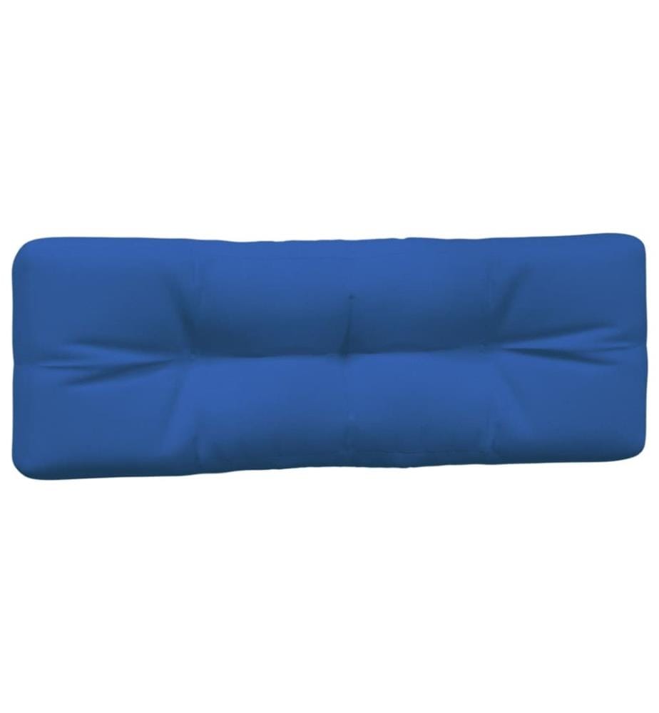 Coussins de palette lot de 2 bleu royal tissu