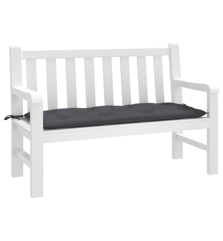 Gartenbank-Auflage Anthrazit 120x50x7 cm Oxford-Gewebe