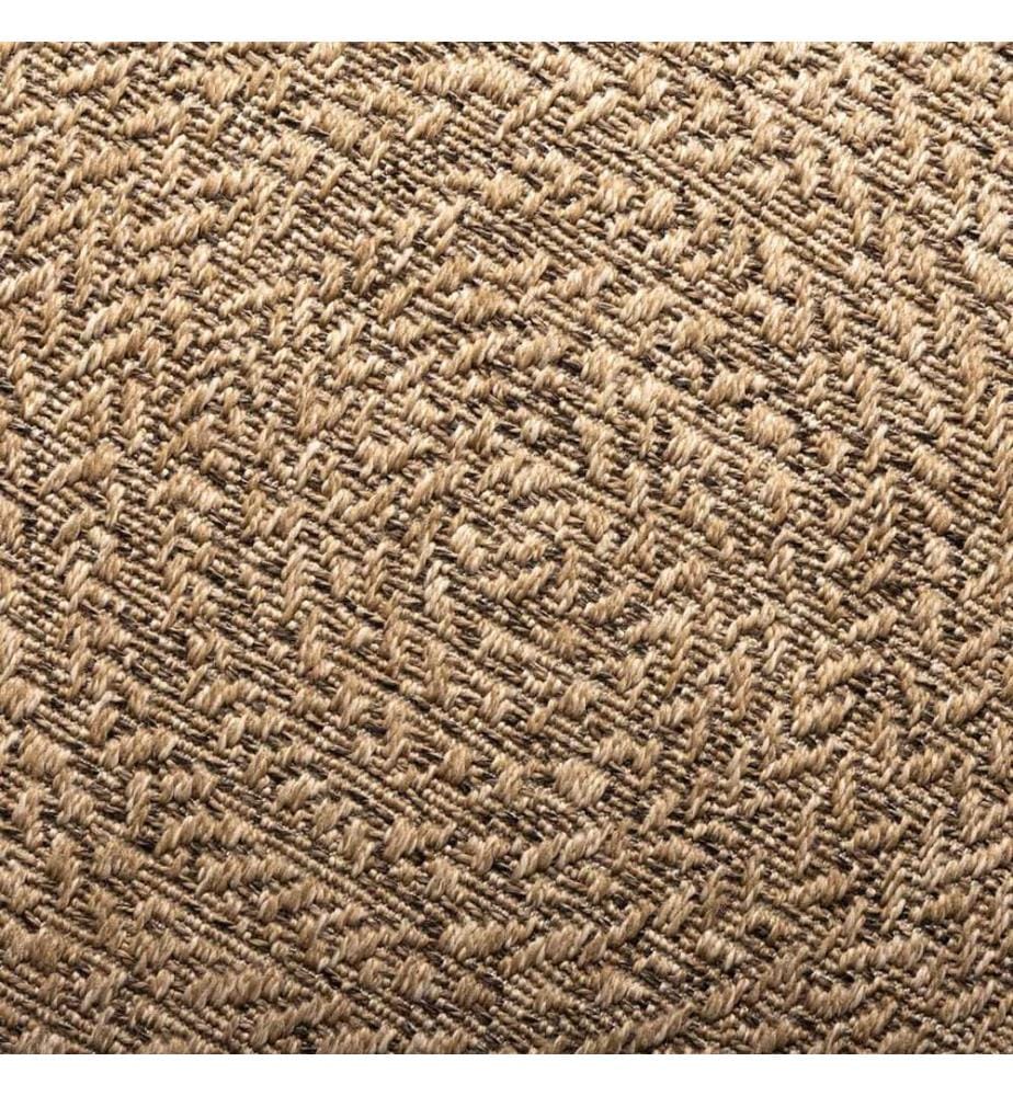 Tapis ZIZUR 160 cm aspect de jute intérieur et extérieur