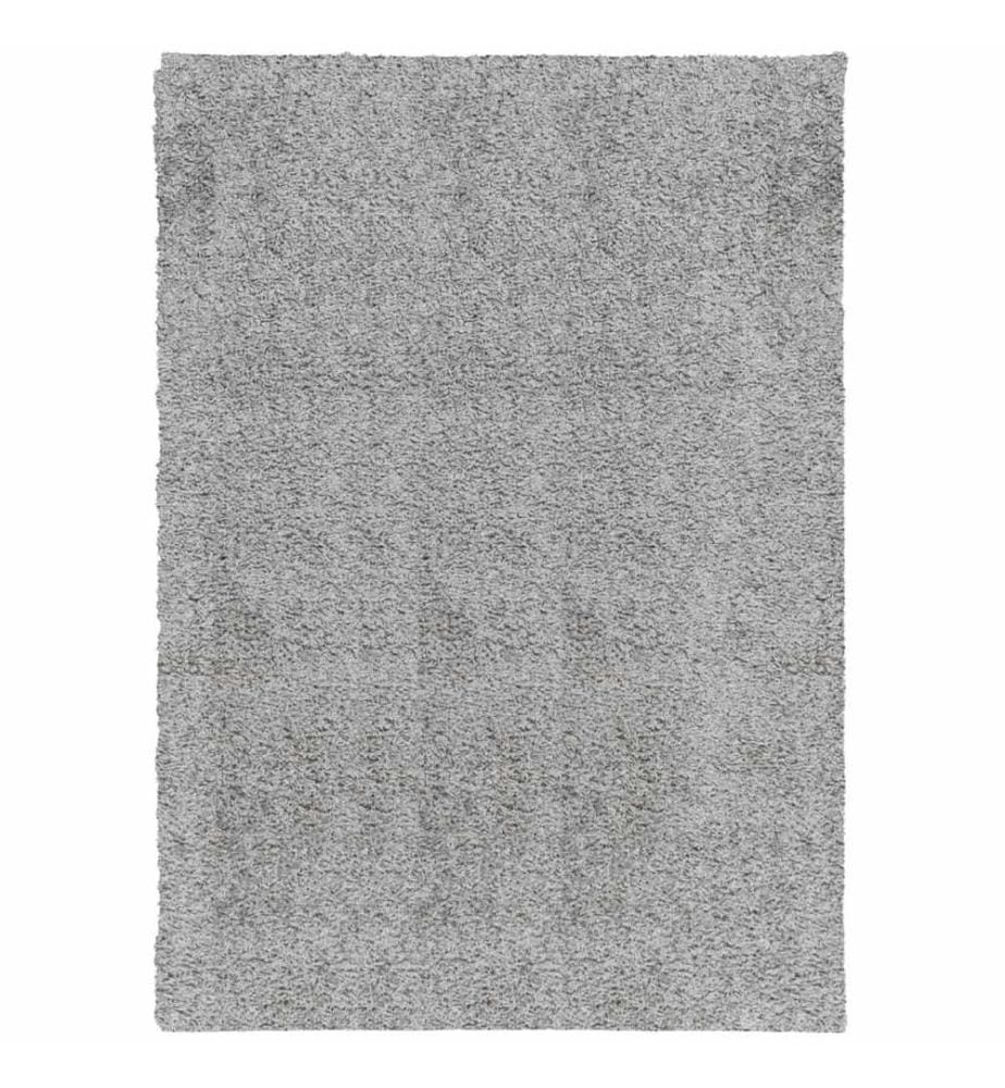 Shaggy-Teppich PAMPLONA Hochflor Modern Grau 160x230 cm