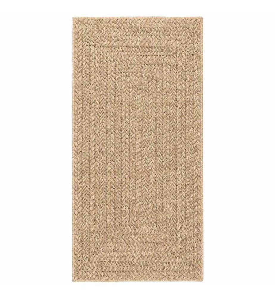 Tapis ZIZUR 60x110 cm aspect de jute intérieur et extérieur