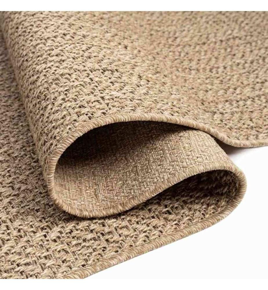 Tapis ZIZUR 100x200 cm aspect de jute intérieur et extérieur