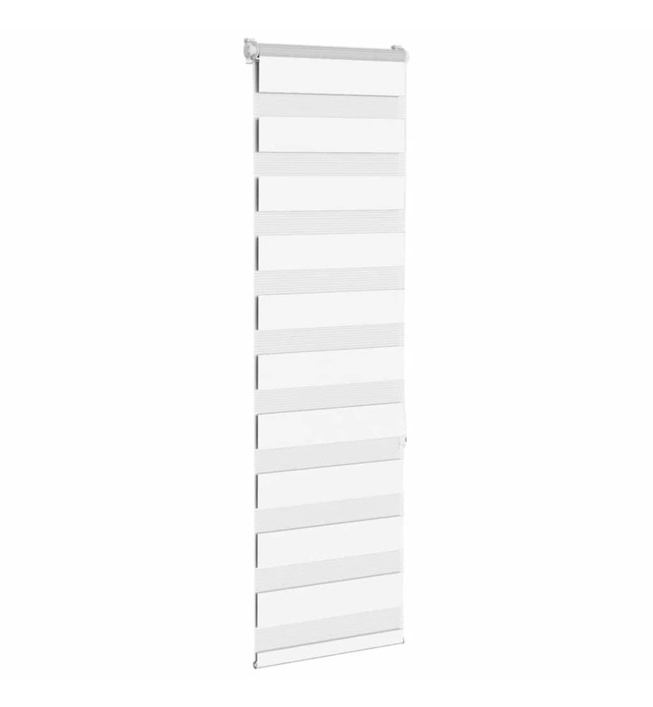 Doppelrollo Weiss 45x150 cm Stoffbreite 40,9 cm Polyester
