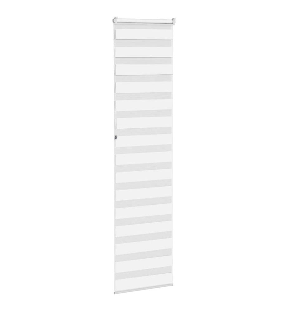 Doppelrollo Weiss 60x230 cm Stoffbreite 55,9 cm Polyester