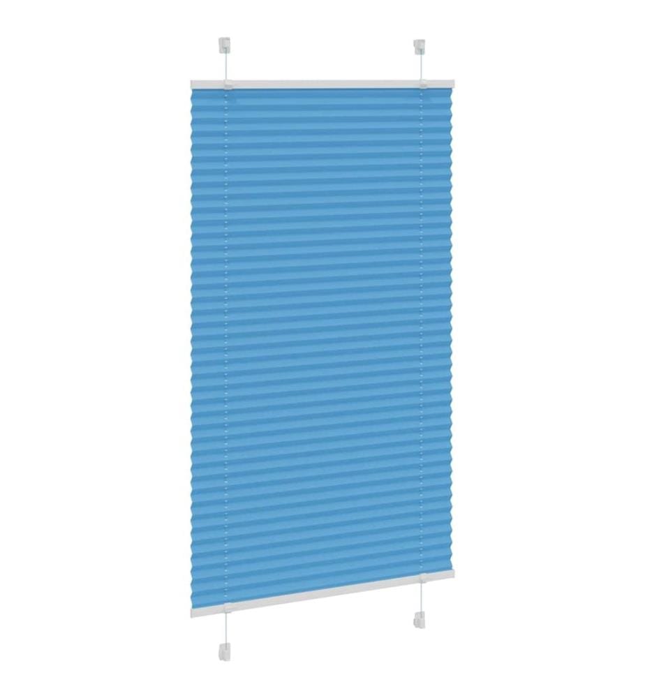 Plissee Blau 70x150 cm Stoffbreite 69,4 cm Polyester