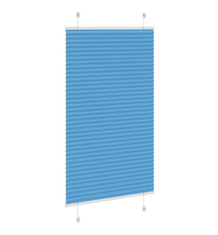 Plissee Blau 70x150 cm Stoffbreite 69,4 cm Polyester