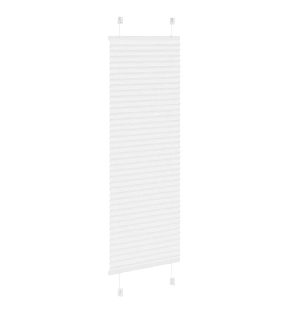 Plissee Weiss 45x150 cm Stoffbreite 44,4 cm Polyester