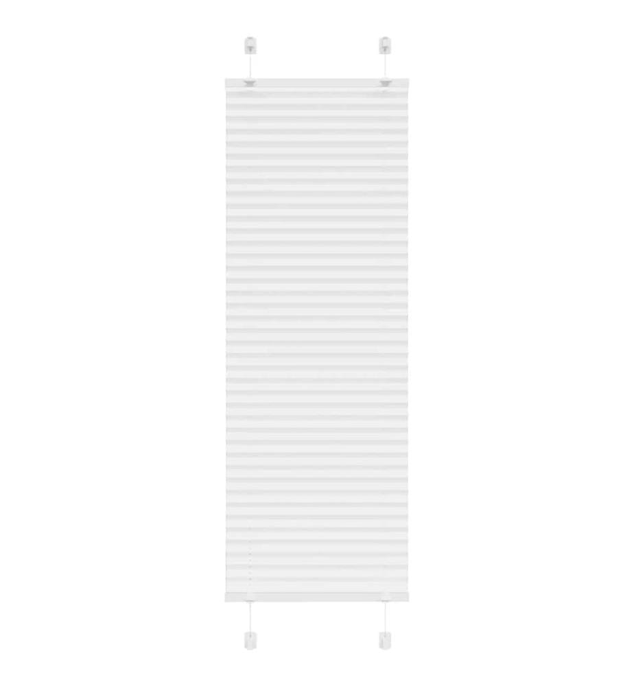 Plissee Weiss 50x150 cm Stoffbreite 49,4 cm Polyester