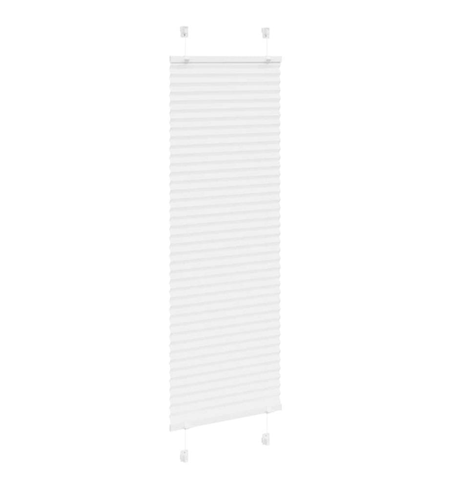 Plissee Weiss 50x150 cm Stoffbreite 49,4 cm Polyester