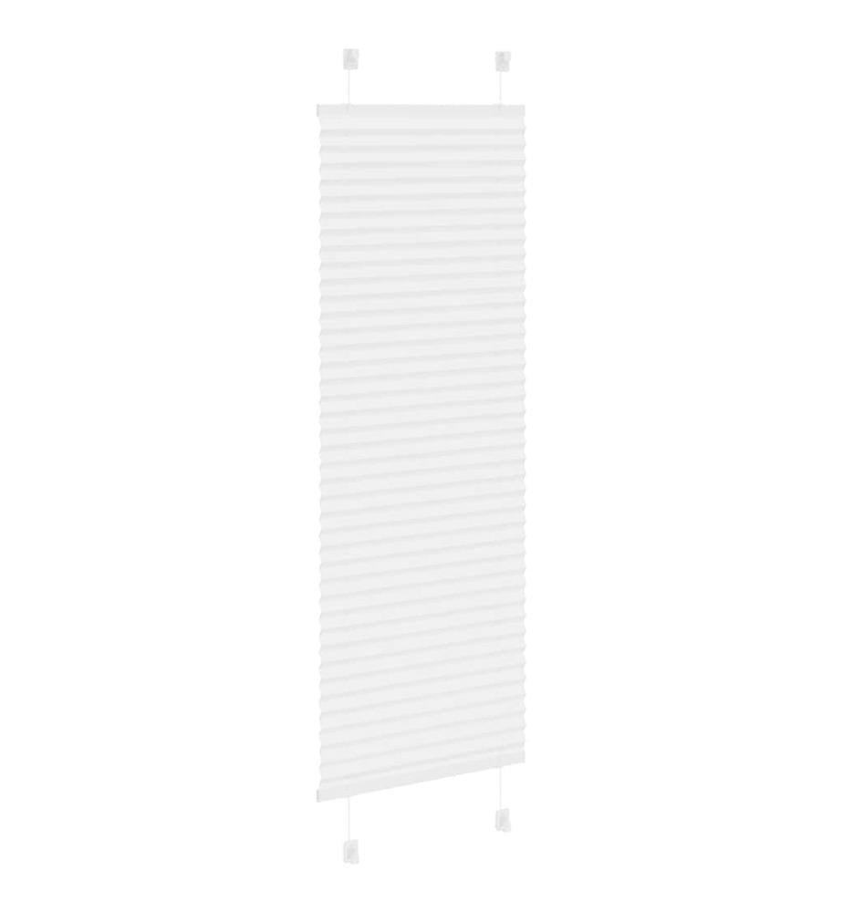 Plissee Weiss 50x150 cm Stoffbreite 49,4 cm Polyester