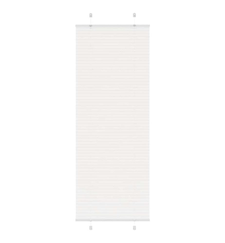 Plissee Weiss 70x200 cm Stoffbreite 69,4 cm Polyester