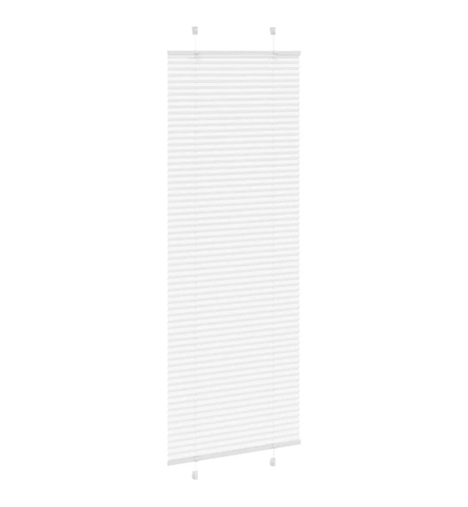 Plissee Weiss 70x200 cm Stoffbreite 69,4 cm Polyester