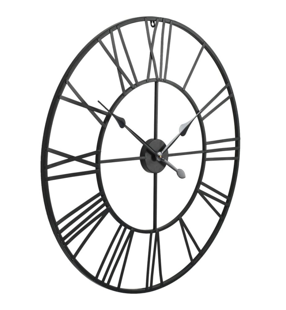 Stilvolle Xxl Wanduhr Vintage 80 Cm Bildernull