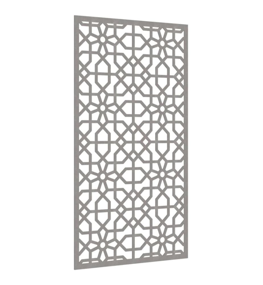 Garten-Wanddeko 105x55 cm Cortenstahl Maurisches Design