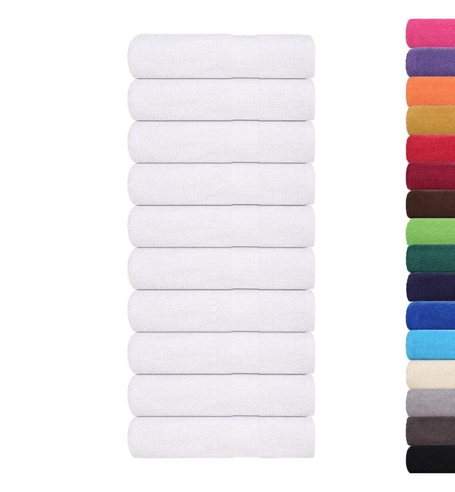 Serviettes de douche FROGN 25 pcs blanc 70x140 cm 360 g/m²