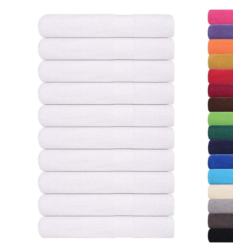 Serviettes FROGN 10 pcs blanc 100x200 cm 360 g/m²