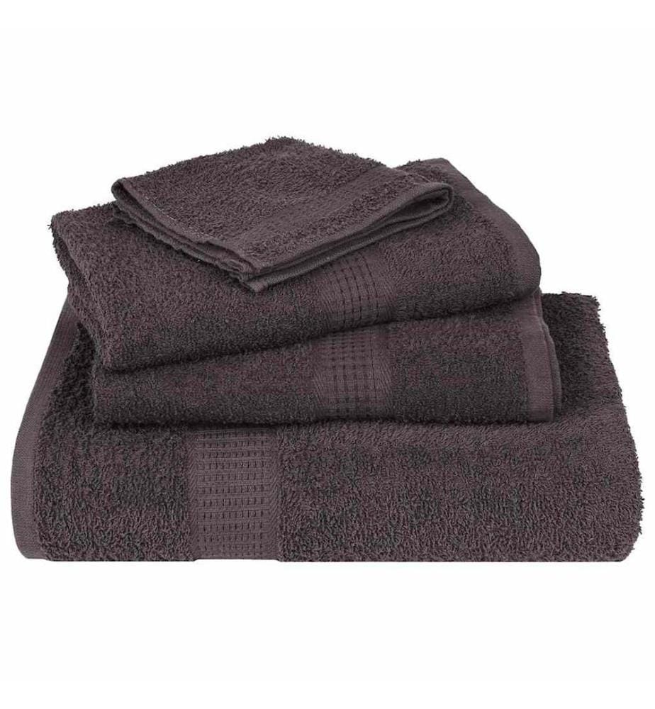 Serviettes d'invité FROGN 10pcs anthracite 30x50cm 360 g/m²