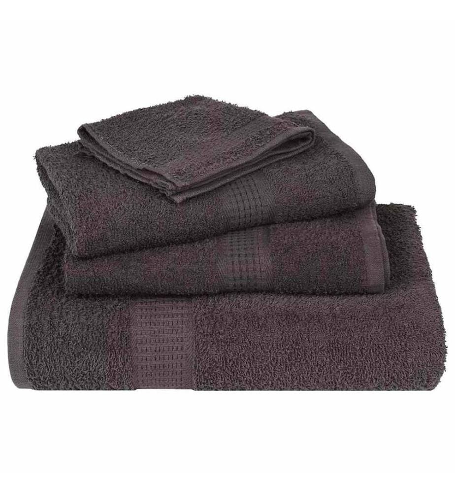 Handtücher FROGN 10 Stk. Anthrazit 50x100 cm 360 g/m²