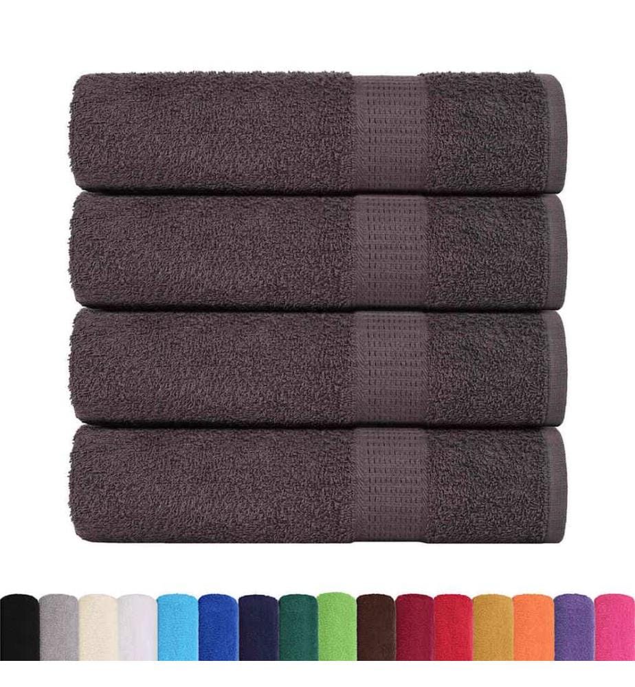 Duschtücher FROGN 4 Stk. Anthrazit 70x140 cm 360 g/m²