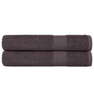 Saunatücher FROGN 2 Stk. Anthrazit 80x200 cm 360 g/m²