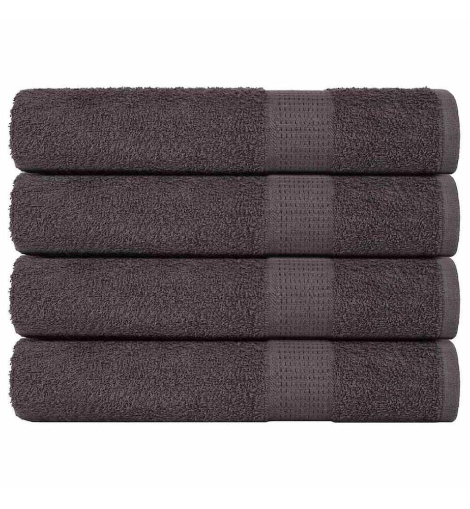 Serviettes FROGN 4 pcs anthracite 100x200 cm 360 g/m²