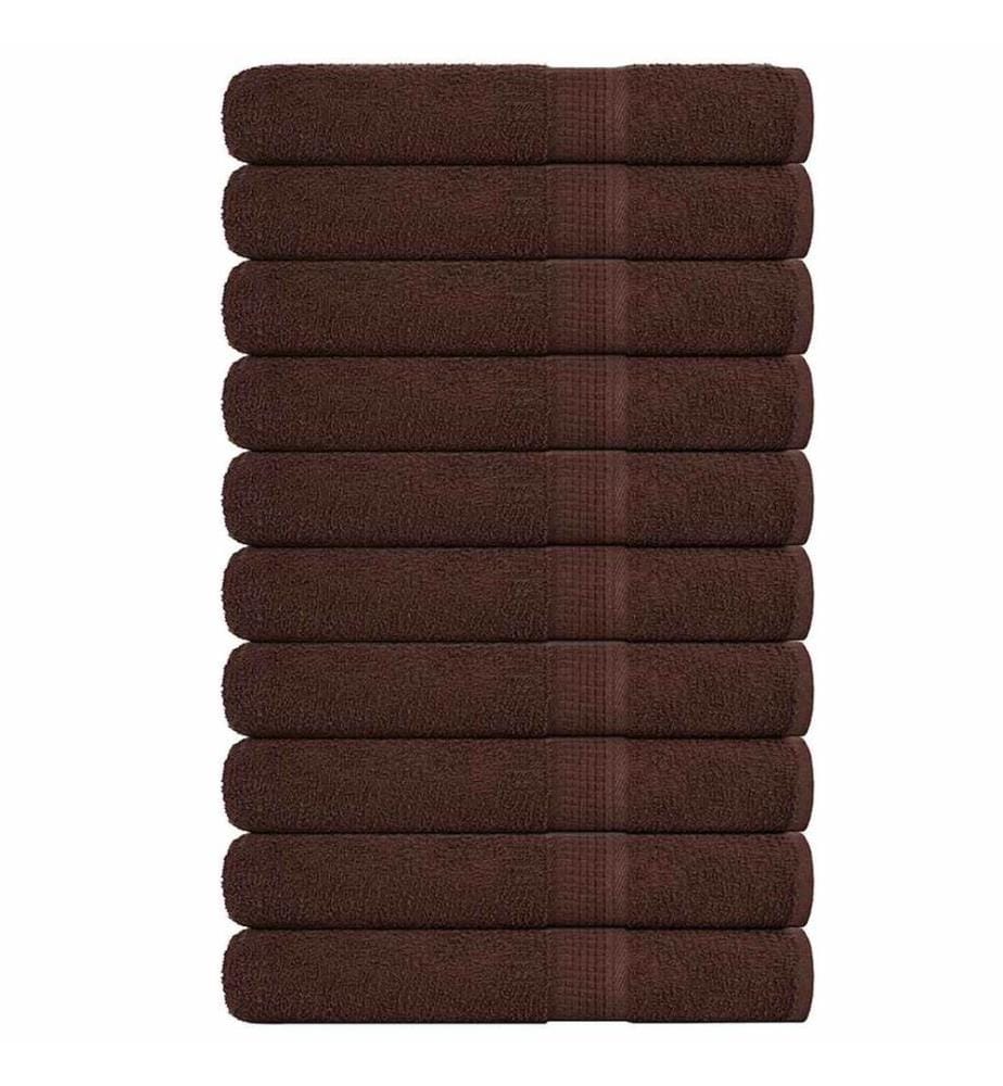 Serviettes FROGN 10 pcs marron 100x200 cm 360 g/m²