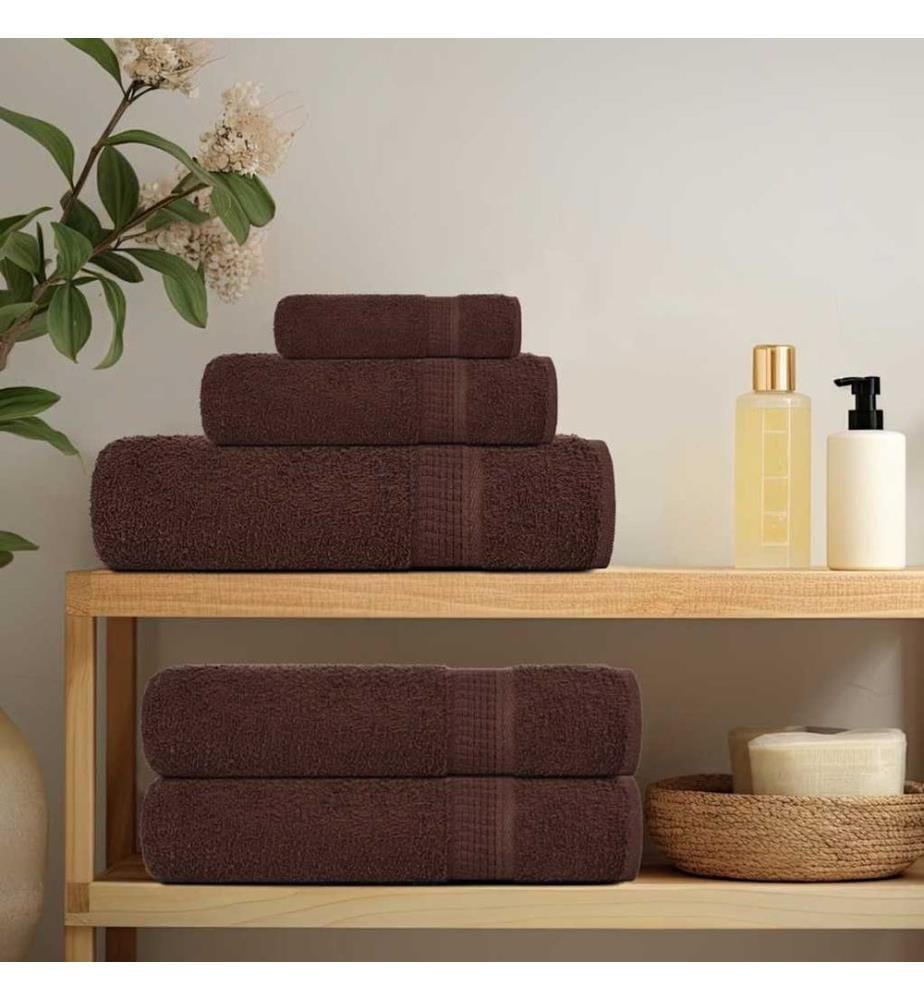 Serviettes FROGN 10 pcs marron 100x200 cm 360 g/m²