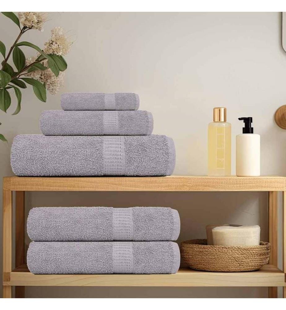 Serviettes d'invité FROGN 10 pcs gris 30x50 cm 360 g/m²