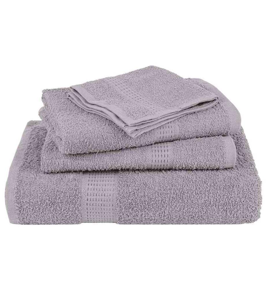 Serviettes d'invité FROGN 10 pcs gris 30x50 cm 360 g/m²