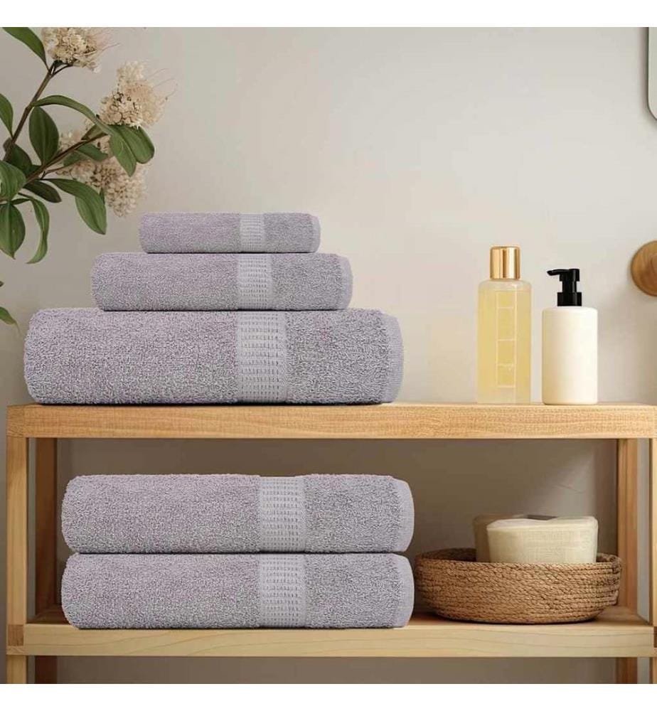 Serviettes de sauna FROGN 2 pcs gris 80x200 cm 360 g/m²