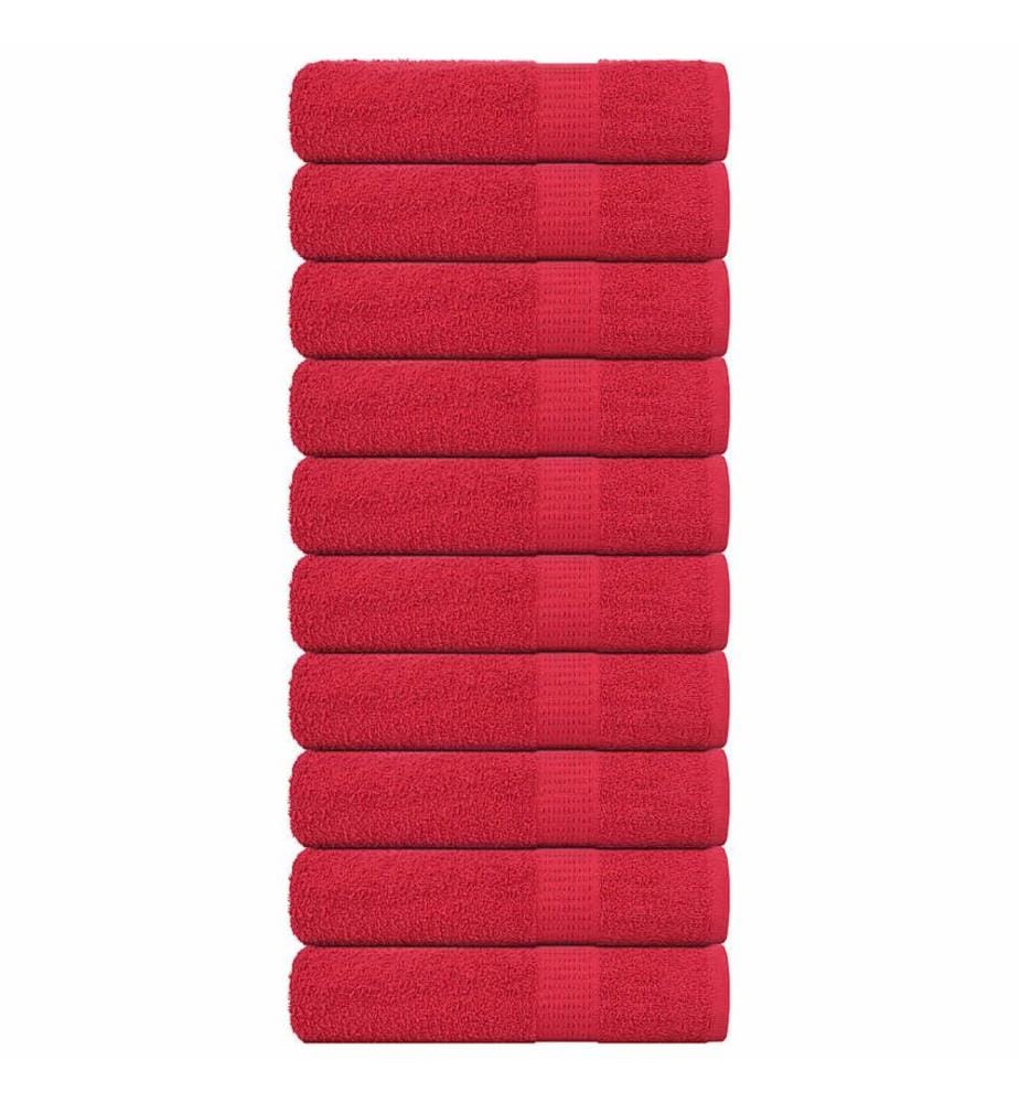 Duschtücher FROGN 10 Stk. Rot 70x140 cm 360 g/m²