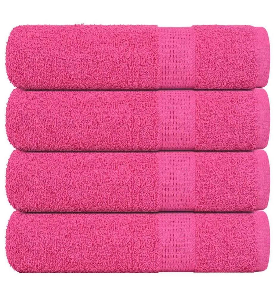 Essuie-mains FROGN 4 pcs rose 50x100 cm 360 g/m²