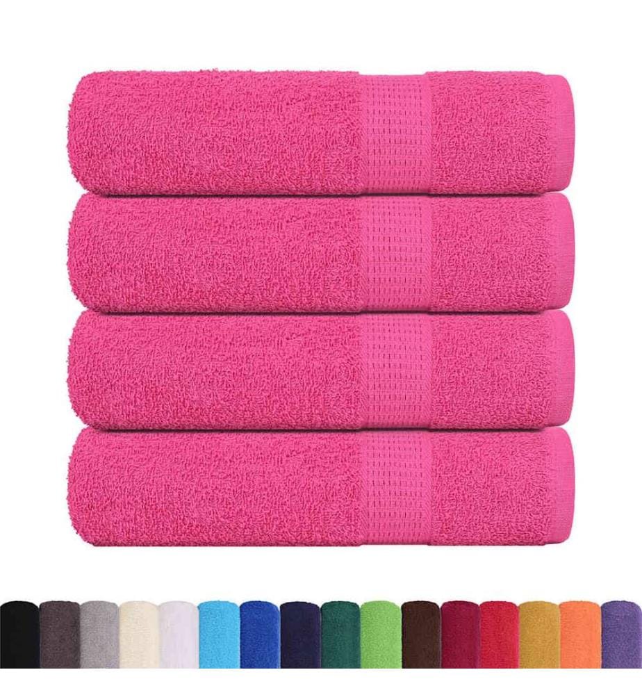Essuie-mains FROGN 4 pcs rose 50x100 cm 360 g/m²